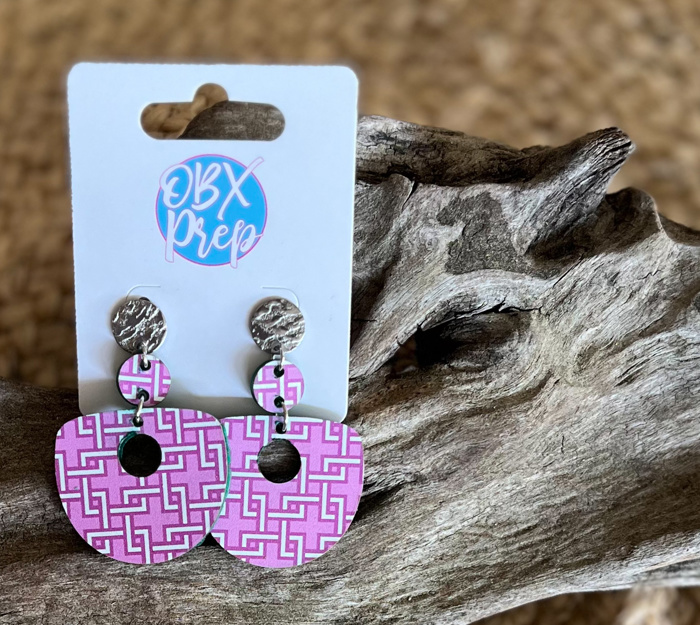 Preppy Trellis Earring Collection – Handmade in the OBX