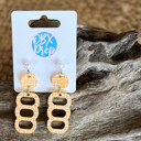 Yellow Triple circles Preppy Trellis Earring Collection – Handmade in the OBX