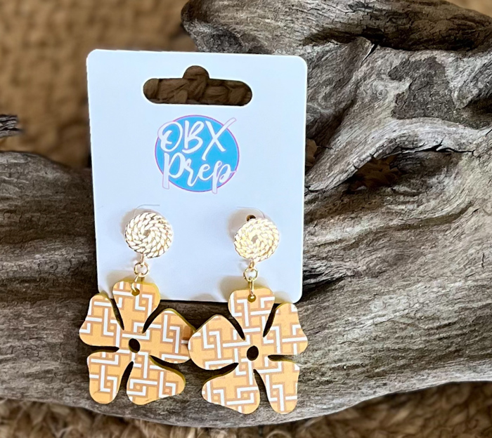Preppy Trellis Earring Collection – Handmade in the OBX