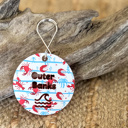  Personalized Coastal Critters Acrylic Keychain | Lobster, Shrimp & Crab Bag Tag | Your Favorite Beach Keepsake