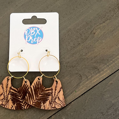 Botanical Birch Arch Dangle Earrings – Handmade in the OBX