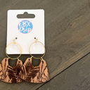  Botanical Birch Arch Dangle Earrings – Handmade in the OBX