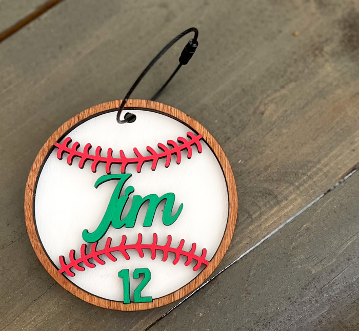 Custom Sports Bag Tag – Personalized & Hand Painted in the OBX