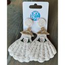  Wedding Dress Seed Beaded Dangle Earrings – A Bride’s Must-Have Accessory! 💒✨