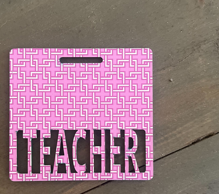 Custom Badge Buddy – Personalized Acrylic ID Tag