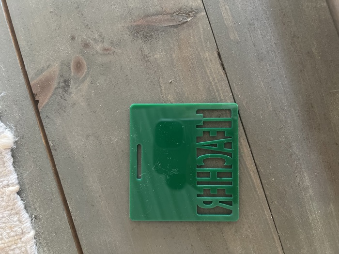Custom Badge Buddy – Personalized Acrylic ID Tag
