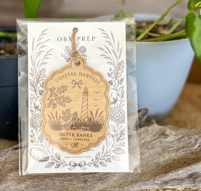 Coastal Harvest Engraved Ornaments | Blue & White Acrylic or Baltic Birch