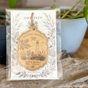  Coastal Harvest Engraved Ornaments | Blue & White Acrylic or Baltic Birch