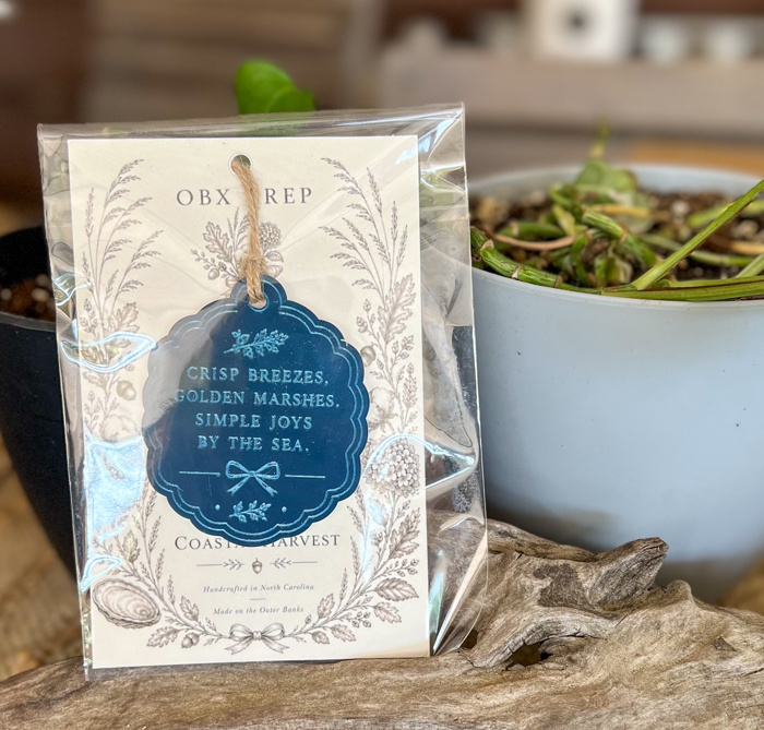 Coastal Harvest Engraved Ornaments | Blue & White Acrylic or Baltic Birch