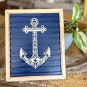  Layered Nautical Wood Sign | Hand Painted Baltic Birch | Coastal Wall Decor | OBX Handmade