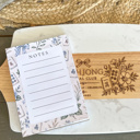  Mahjong Notes Notepad | 5x7 Handmade Memo Pad | Mahjong Stationery | Game Night Gift