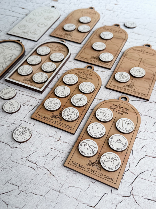 Our Story Personalized Milestone Ornament