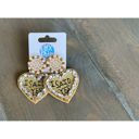  I Said Yes Gold Bride to Be Rhinestone Dangle Earrings – A Sparkling Statement for the Bride! 💍