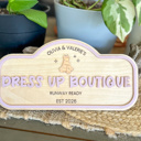  Personalized Kids Play Sign | Custom Pretend Play Shop Sign | Playroom Decor