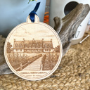 07- Whalehead Club  Outer Banks Heritage Engraved Christmas Ornament | OBX Landmark Collection