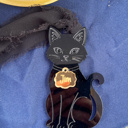  Personalized Black Cat Halloween Bag Tag