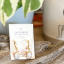  October on the Coast Baroque Pearl Earrings | Gold Square Huggie Hoops | Natural Pearl Drop Earrings | Coastal Fall Jewelry