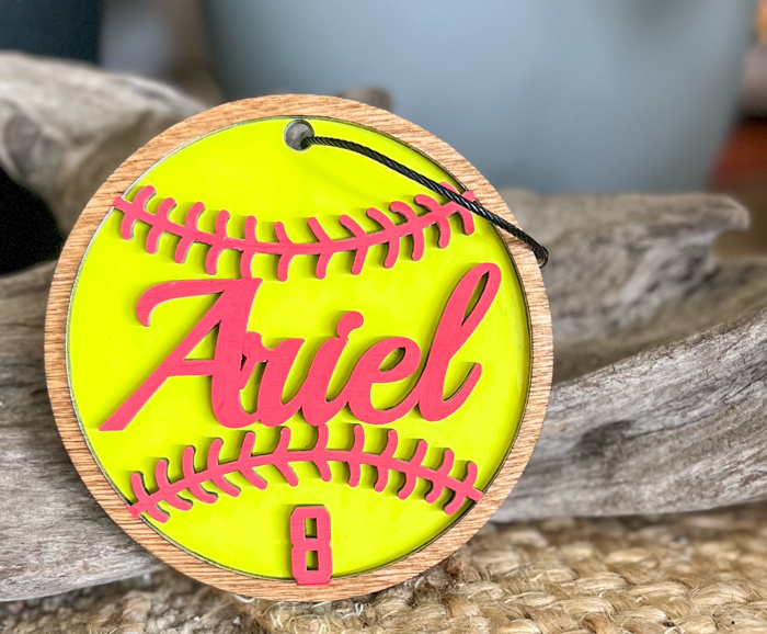 Custom Sports Bag Tag – Personalized & Hand Painted in the OBX