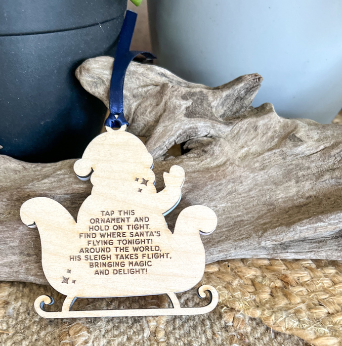 Santa’s Magic Tracker NFC Ornament | Interactive Kids Christmas Ornament