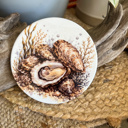 Eastern Oysters Coastal Wildlife Ceramic Coasters | Blue Crab, Oyster, Loggerhead & Corolla Wild Pony 