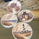  October on the Coast Ceramic Coasters – Mix & Match