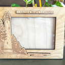  Outer Banks Heritage Collection Photo Frame | Handmade Wooden Landmark Picture Frame | Engraved Baltic Birch Keepsake