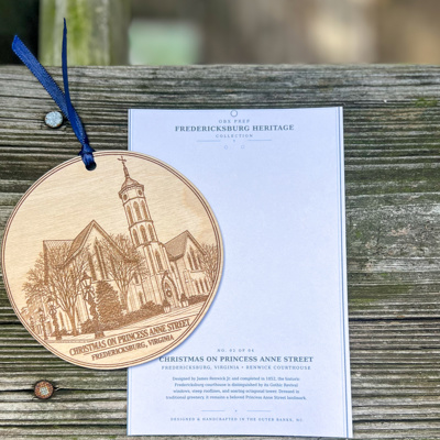 Custom Location & Landmark Wood Ornament