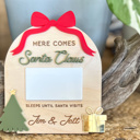  Personalized Christmas Countdown Sign | Dry Erase Santa Countdown | Christmas Magnet or Mini Shelf Sitter | Kids Advent Gift