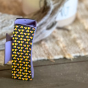  Candy Corn Halloween Hair Claw- Printed Acrylic Clip