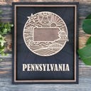  State Heritage Collection – Handcrafted Wooden State Signs & Ornaments | 52 Designs Including All 50 States, Puerto Rico & Guam