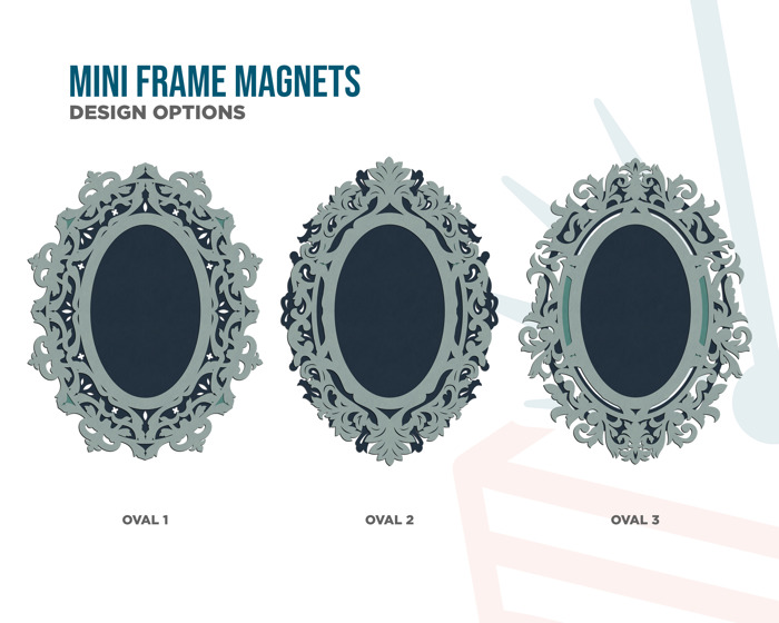 Mini Frame Magnets – Custom Photo Magnets – Handmade in the OBX