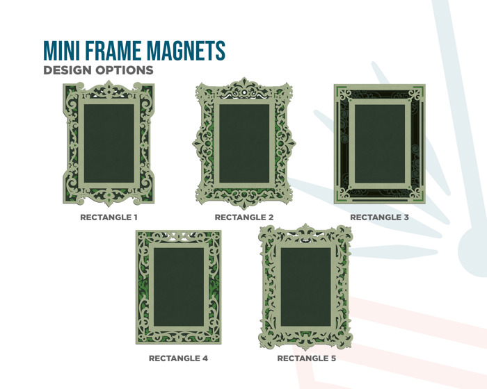 Mini Frame Magnets – Custom Photo Magnets – Handmade in the OBX