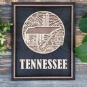 Starbust State Heritage Collection – Handcrafted Wooden State Signs & Ornaments | 52 Designs Including All 50 States, Puerto Rico & Guam