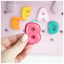  Alphabet Bag Charm for Bogg Style Bags | Layered Acrylic Initial | Colorful Letter Beach Tote Accessory