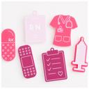 RX Pill Nurse Bag Charms for Bogg Style Bags | Acrylic Nursing Accessories | RN, Scrubs, Clipboard & More | Nurse Gift