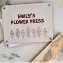  Personalized Flower Press | Custom Name Flower Press | Nature Lover Gift