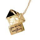  Secret Envelope Message Necklace – “You Are My Everything” Hidden Love Letter 💌✨