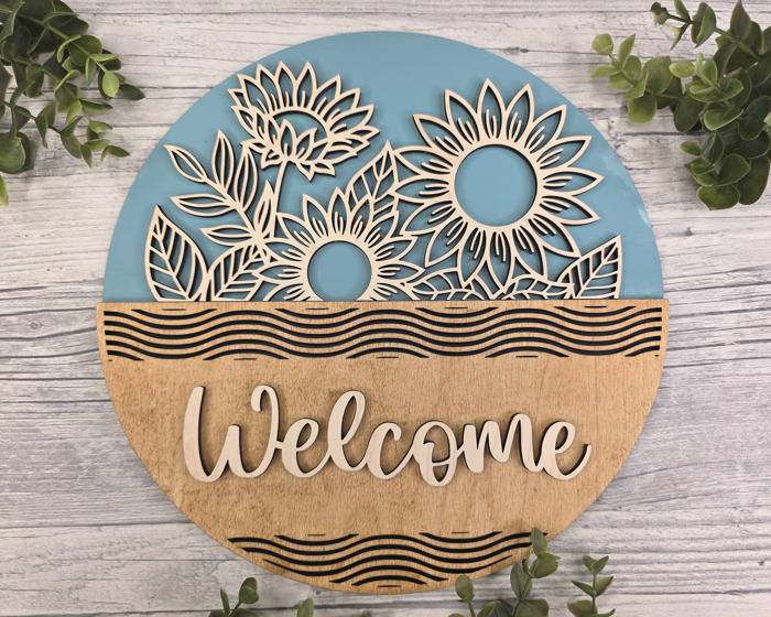 Custom Welcome Door Sign – Mix & Match Porch Sign – Handmade in the OBX