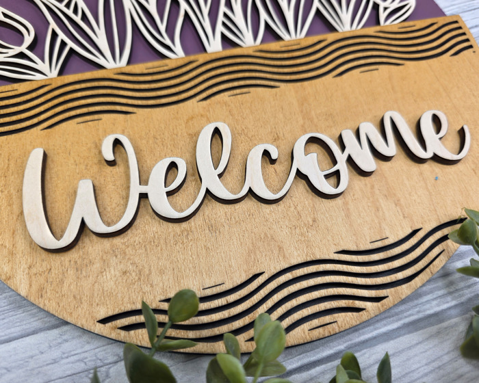 Custom Welcome Door Sign – Mix & Match Porch Sign – Handmade in the OBX