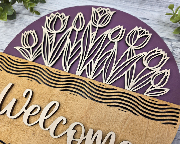 Custom Welcome Door Sign – Mix & Match Porch Sign – Handmade in the OBX
