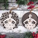  🎄 Personalized Cheerleader Ornaments – Handmade Birch Keepsake- Four Designs Choices