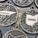  Handmade Wooden State Ornaments – 52 State & Territory Designs | Personalized Hometown Pride Gifts