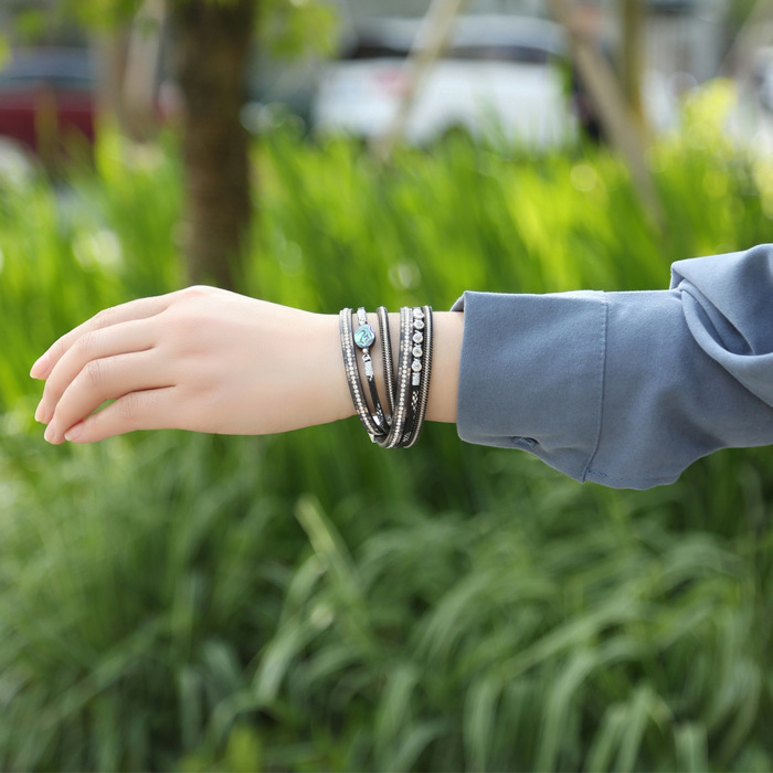 Multi-Layer Vintage Leather Bracelet