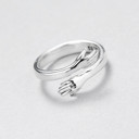  s925 Silver Hugging Ring