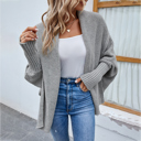  Women's Batwing Sleeve Knit Loose Cardigan