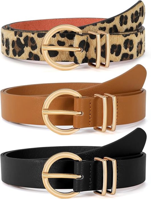 3 Pack Women's Belts