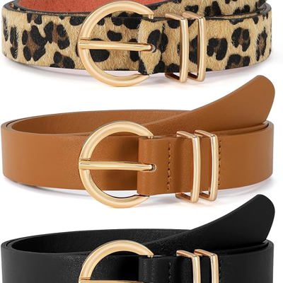 3 Pack Women's Belts