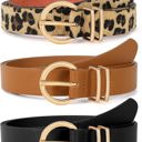  3 Pack Women's Belts