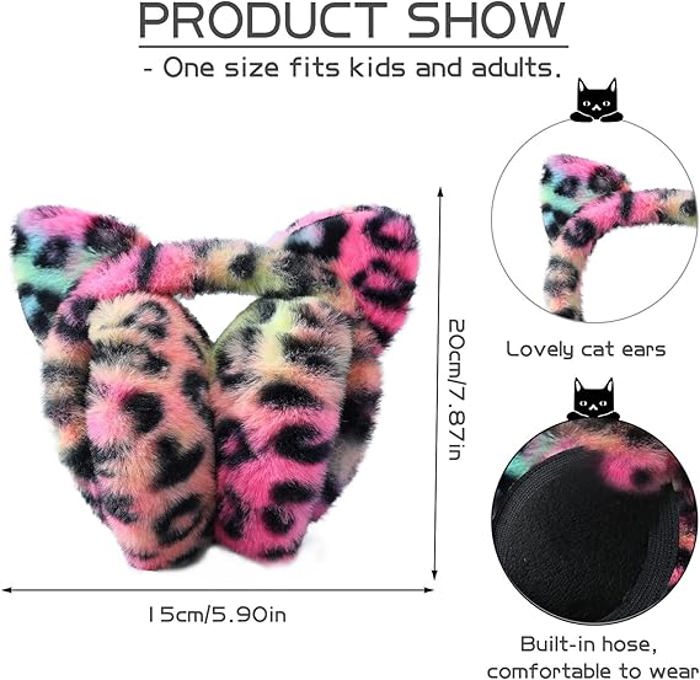 Foldable Cute Animal Earmuffs 