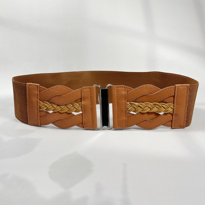 Women's Elastic Wide Belts